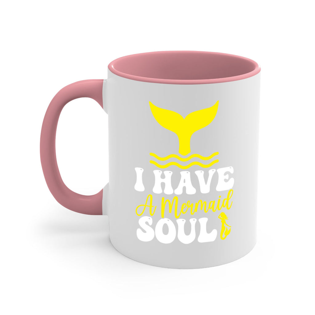 I Have a Mermaid Soul 206#- mermaid-Mug / Coffee Cup