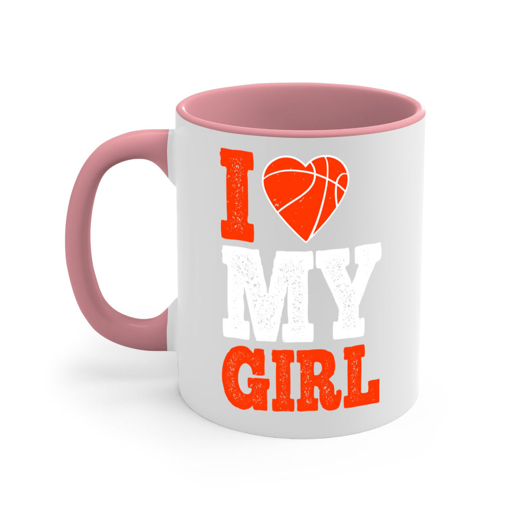 I love my girl 2244#- basketball-Mug / Coffee Cup