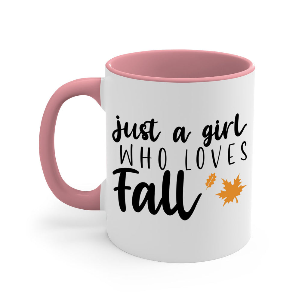 Just A Girl Who Loves Fall 380#- fall-Mug / Coffee Cup