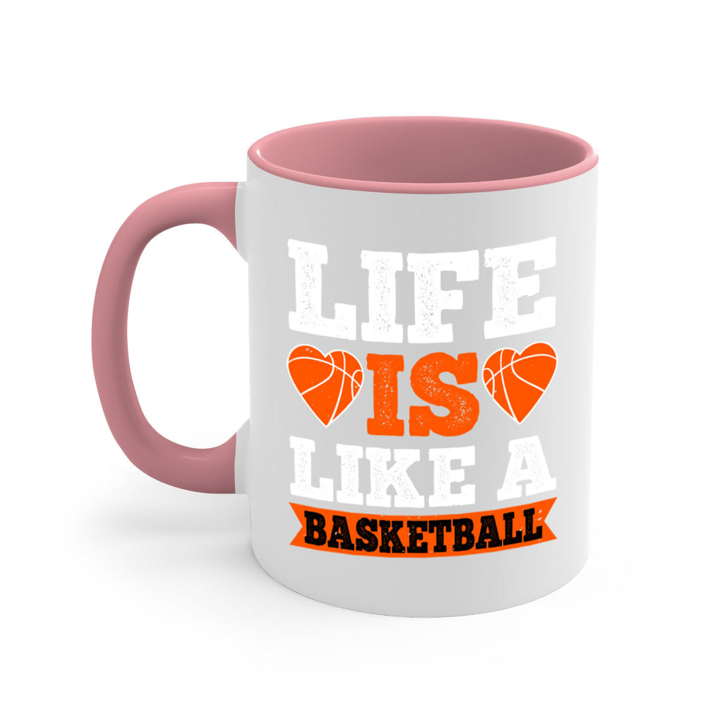 Life is like a basketball 2043#- basketball-Mug / Coffee Cup