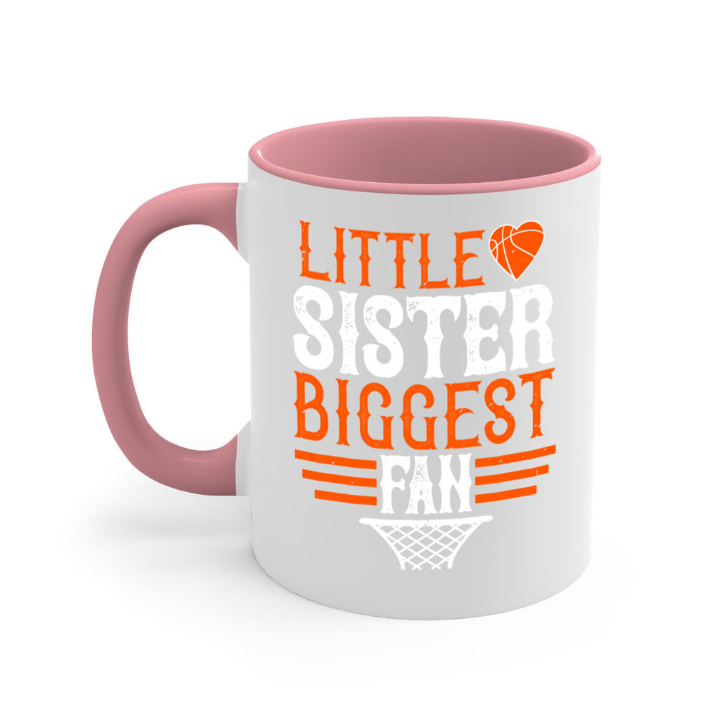 Little sister biggest fan 837#- basketball-Mug / Coffee Cup