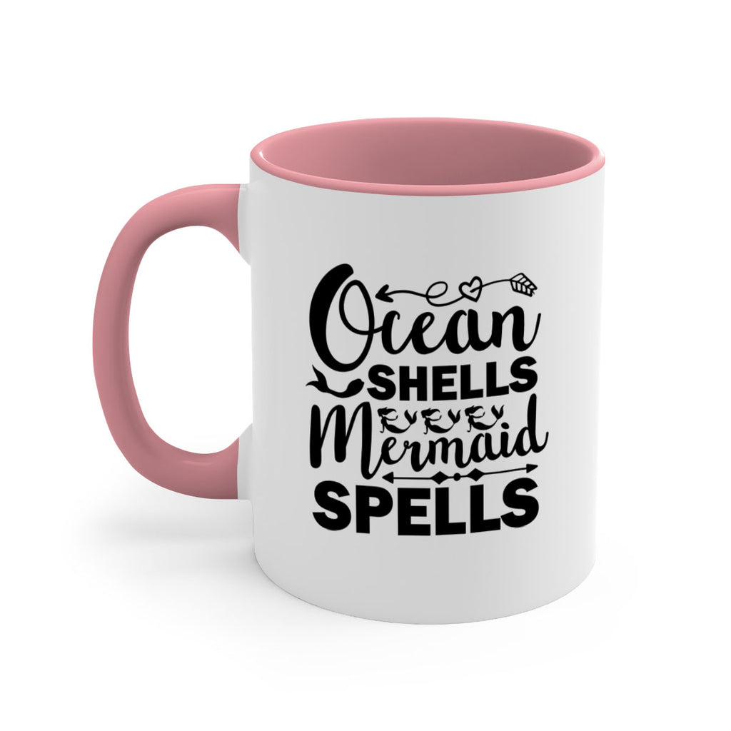 Ocean Shells Mermaid Spells 521#- mermaid-Mug / Coffee Cup