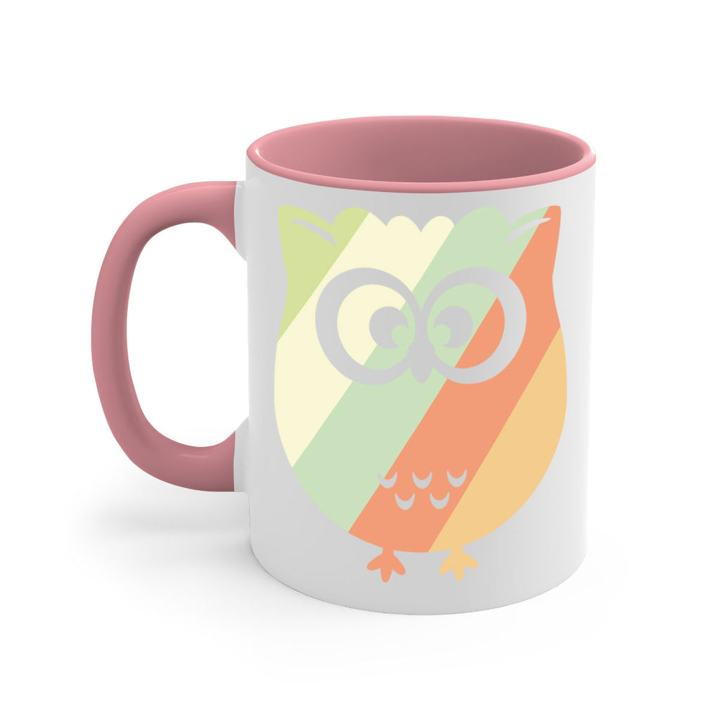 Owl Retro Style Vintage A TurtleRabbit 15#- owl-Mug / Coffee Cup