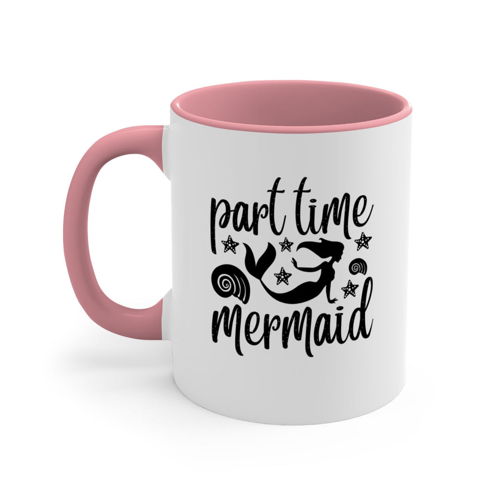 Part time mermaid design 536#- mermaid-Mug / Coffee Cup