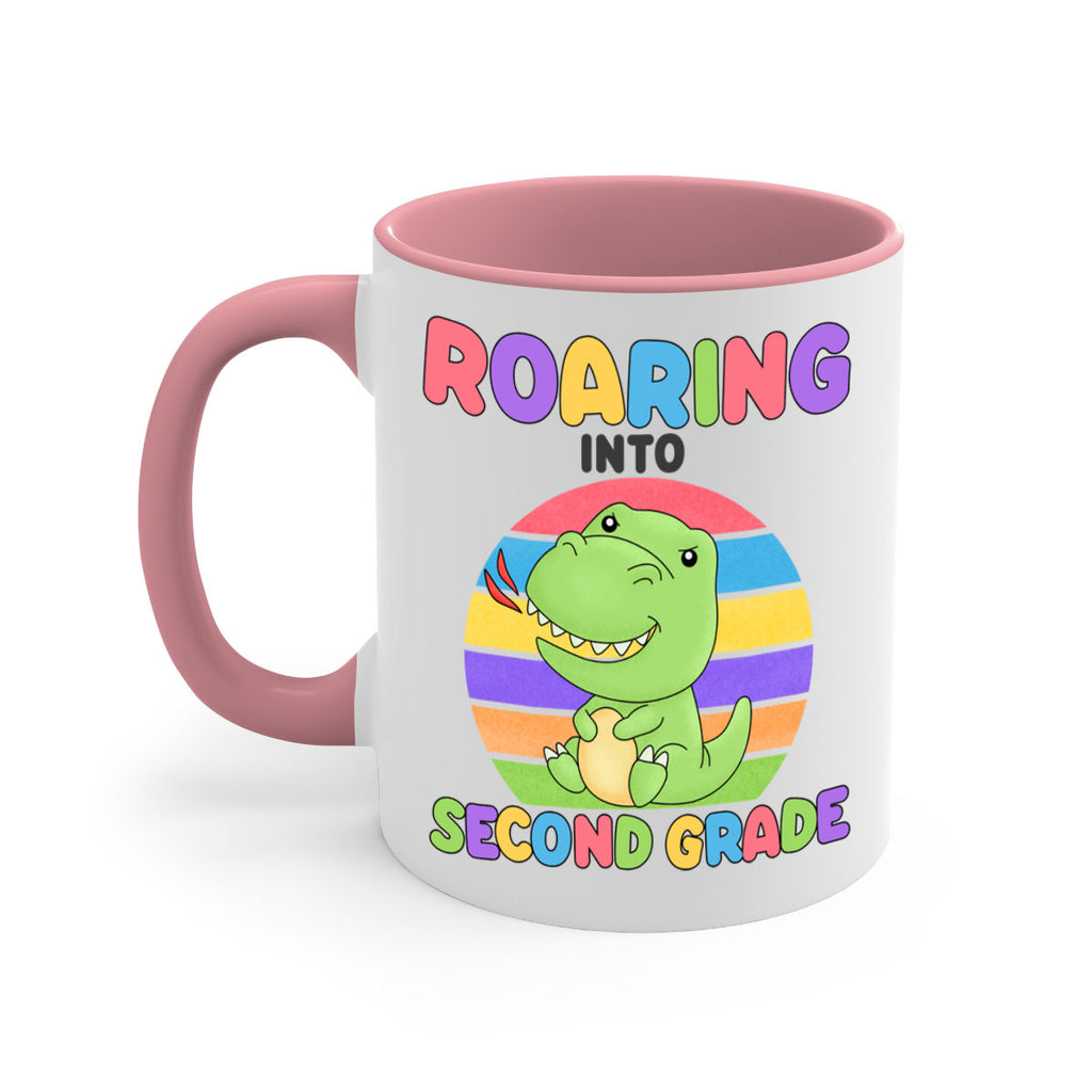 Roaring to 2nd Grade Trex 23#- second grade-Mug / Coffee Cup