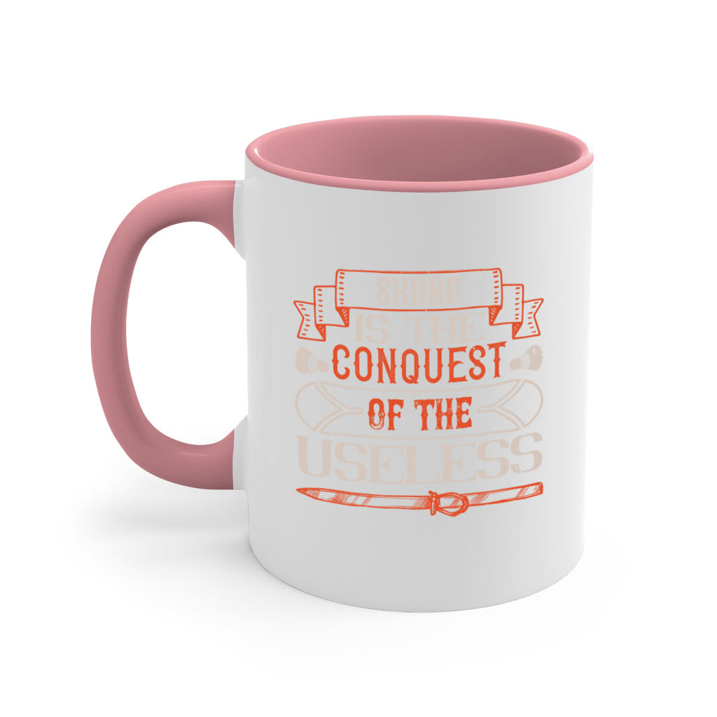 Skiing is the conquest of the useless 496#- ski-Mug / Coffee Cup