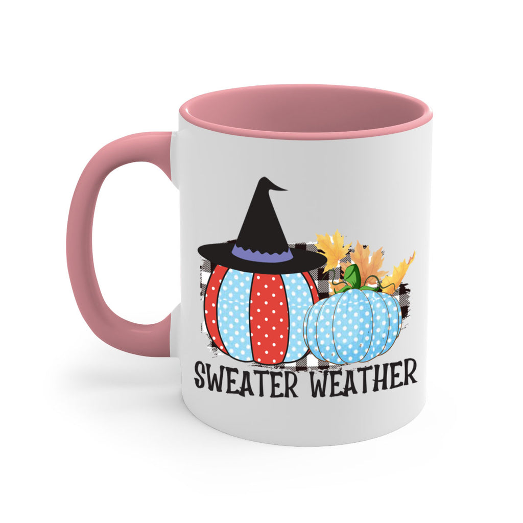 Sweater Weather Pumpkin Gnome 586#- fall-Mug / Coffee Cup