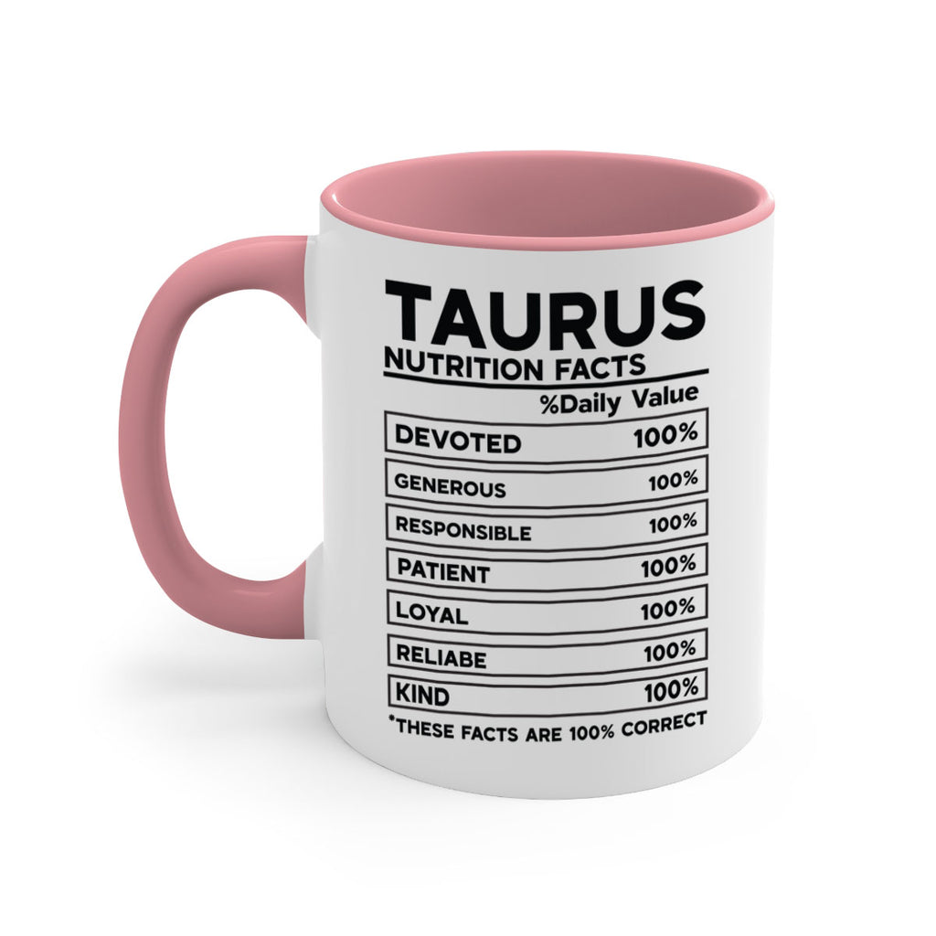 Taurus Nutrition Facts 490#- zodiac-Mug / Coffee Cup