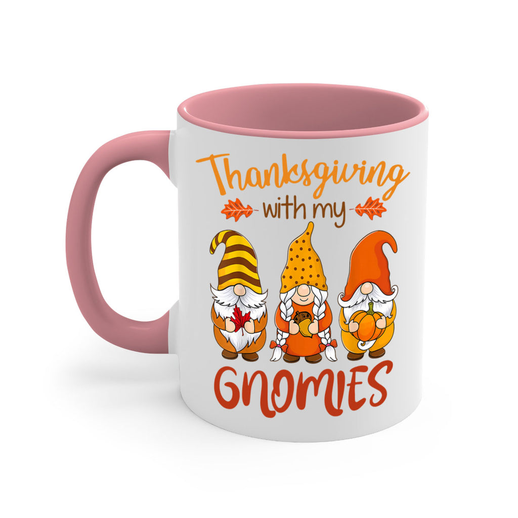 ThanksgivingWithGnomiesFall 610#- fall-Mug / Coffee Cup