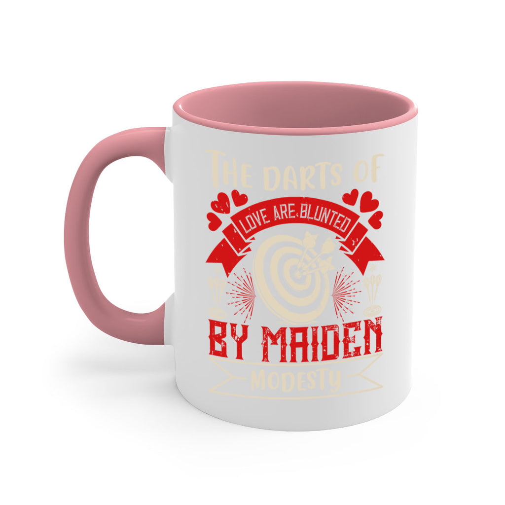 The darts of love are blunted by maiden modesty 1795#- darts-Mug / Coffee Cup