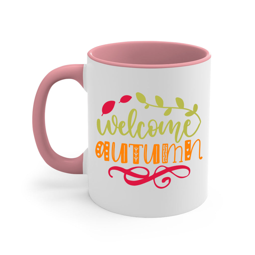 Welcome Autumn 629#- fall-Mug / Coffee Cup