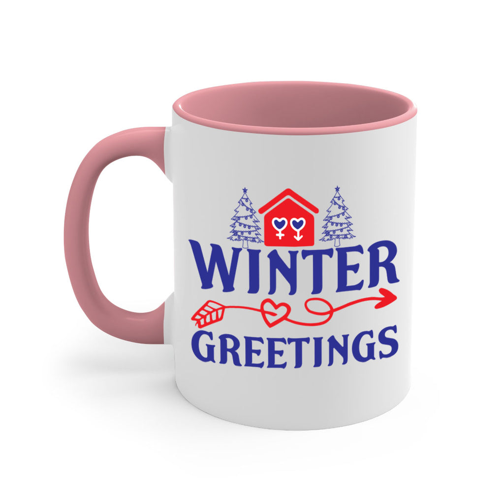 Winter Greetings 551#- winter-Mug / Coffee Cup