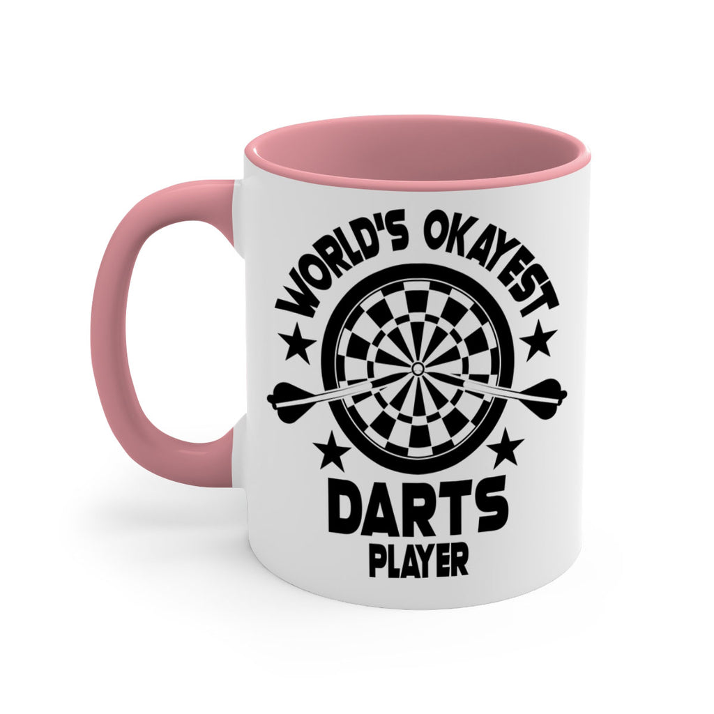 Worlds okayest Darts player 28#- darts-Mug / Coffee Cup