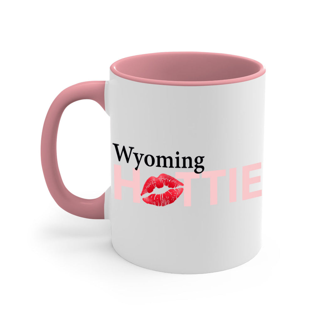 Wyoming Hottie With Red Lips 50#- Hottie Collection-Mug / Coffee Cup