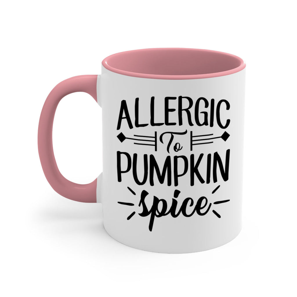 allergic to pumpkin spice 7#- fall-Mug / Coffee Cup