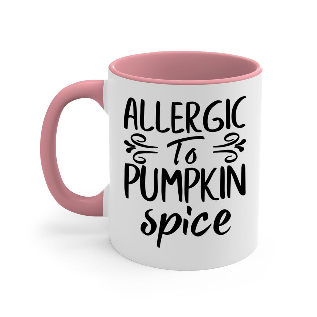 allergic to pumpkin spice 8#- fall-Mug / Coffee Cup