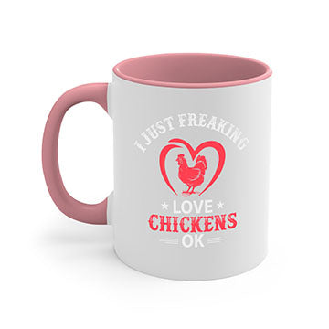 i just freaking love chickens ok Style 5#- Chicken-Mug / Coffee Cup