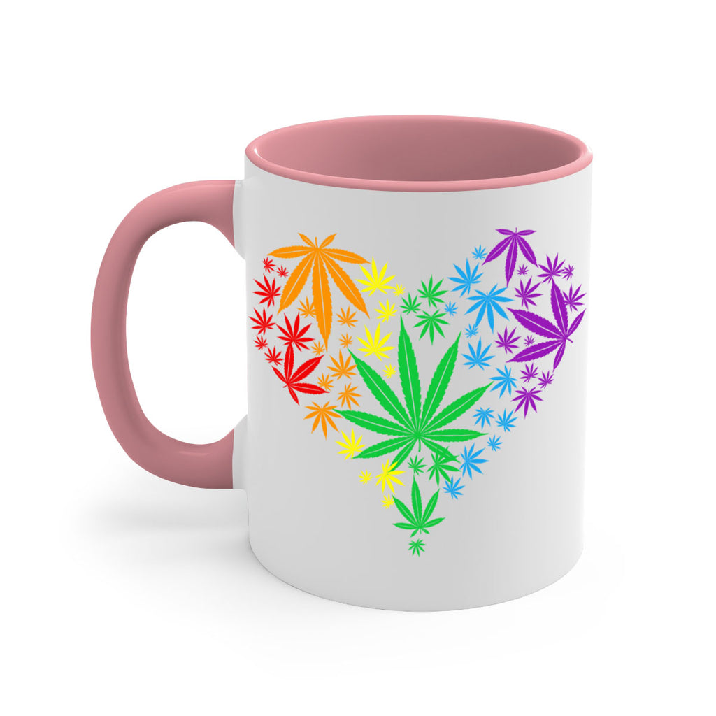 marijuana heart 200#- marijuana-Mug / Coffee Cup
