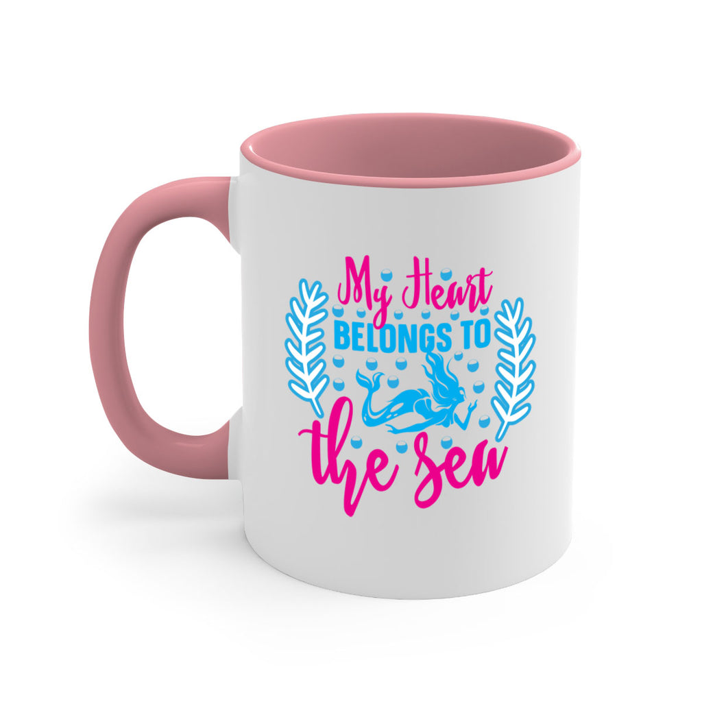 my heart belongs to the sea 516#- mermaid-Mug / Coffee Cup