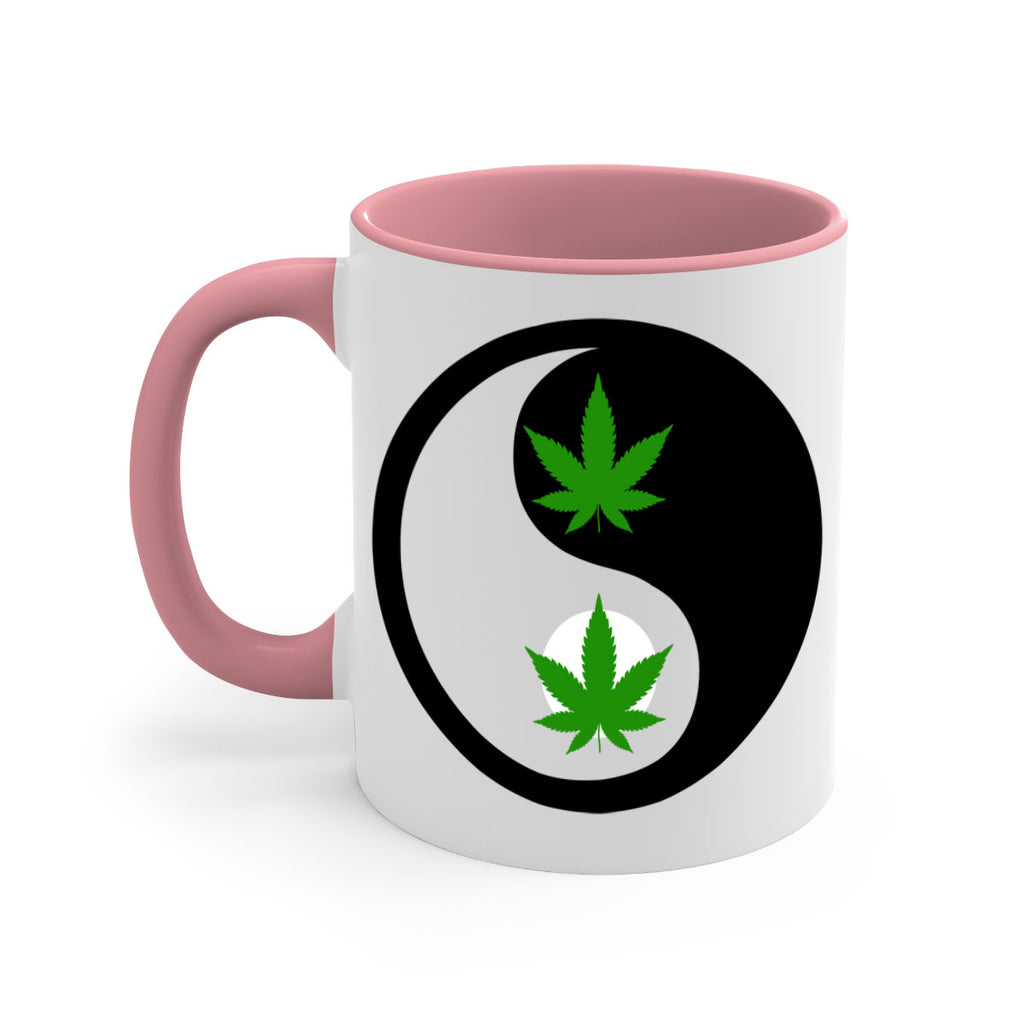 yin and yang weed 311#- marijuana-Mug / Coffee Cup