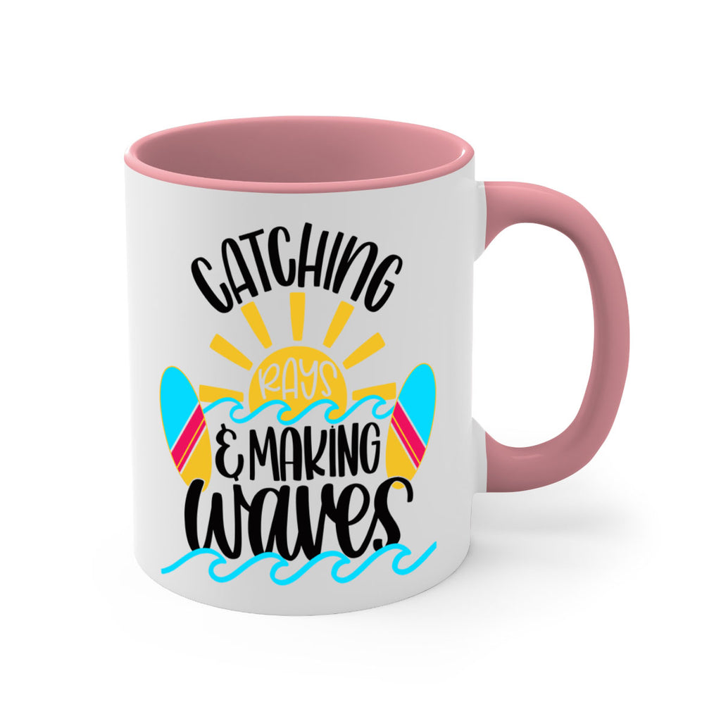 Catching Rays Making Waves Style 49#- Summer-Mug / Coffee Cup