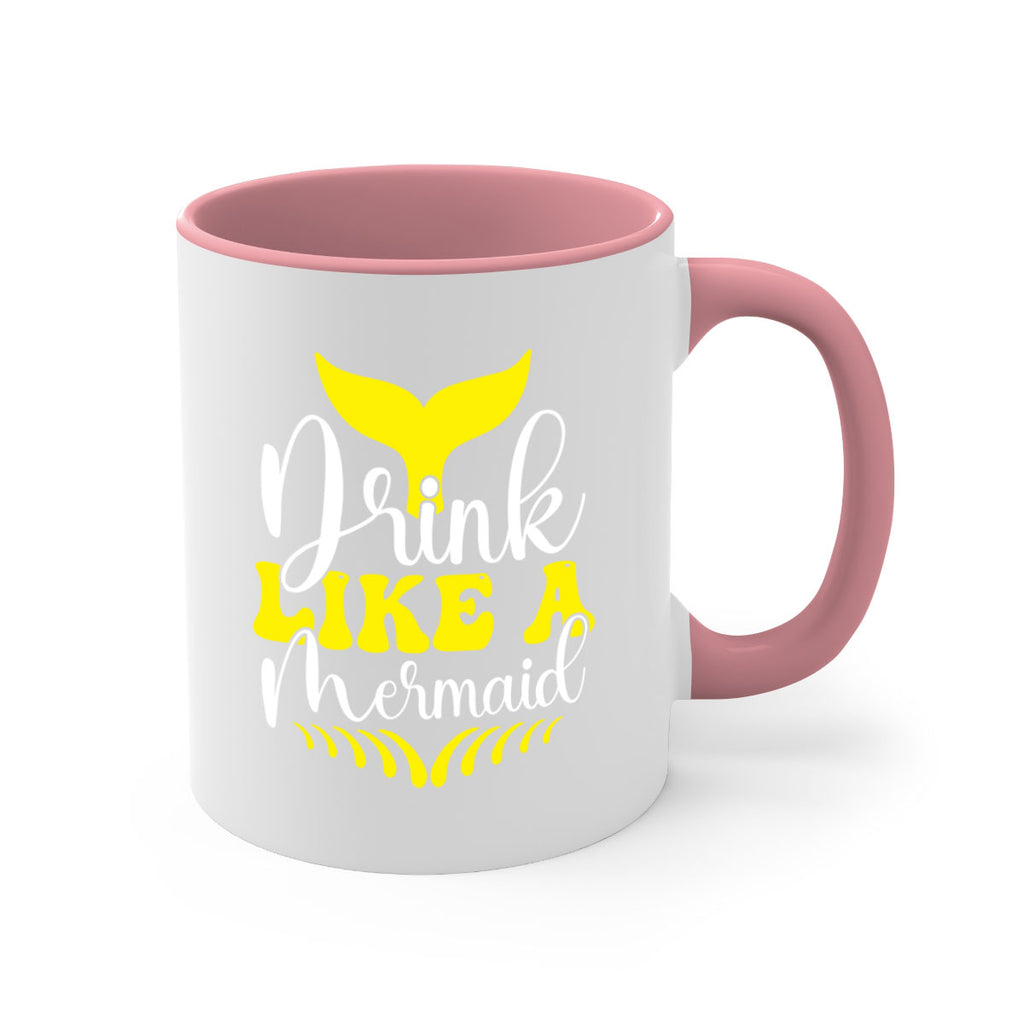 Drink Like a Mermaid 138#- mermaid-Mug / Coffee Cup