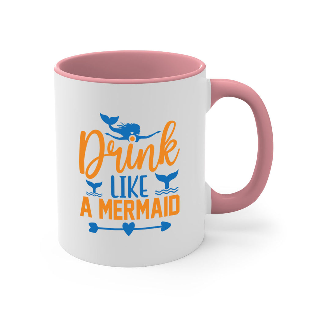 Drink Like a Mermaid 142#- mermaid-Mug / Coffee Cup