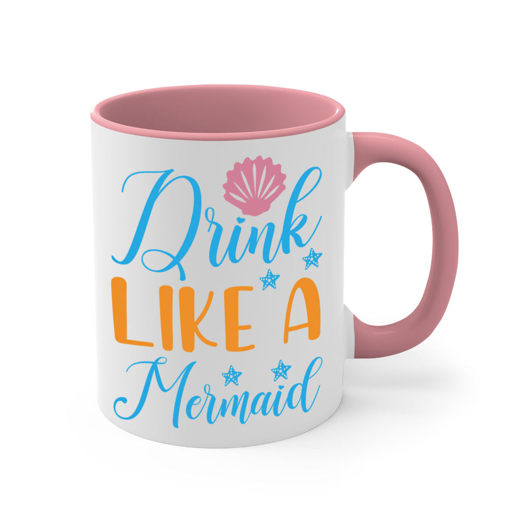 Drink Like a Mermaid 153#- mermaid-Mug / Coffee Cup