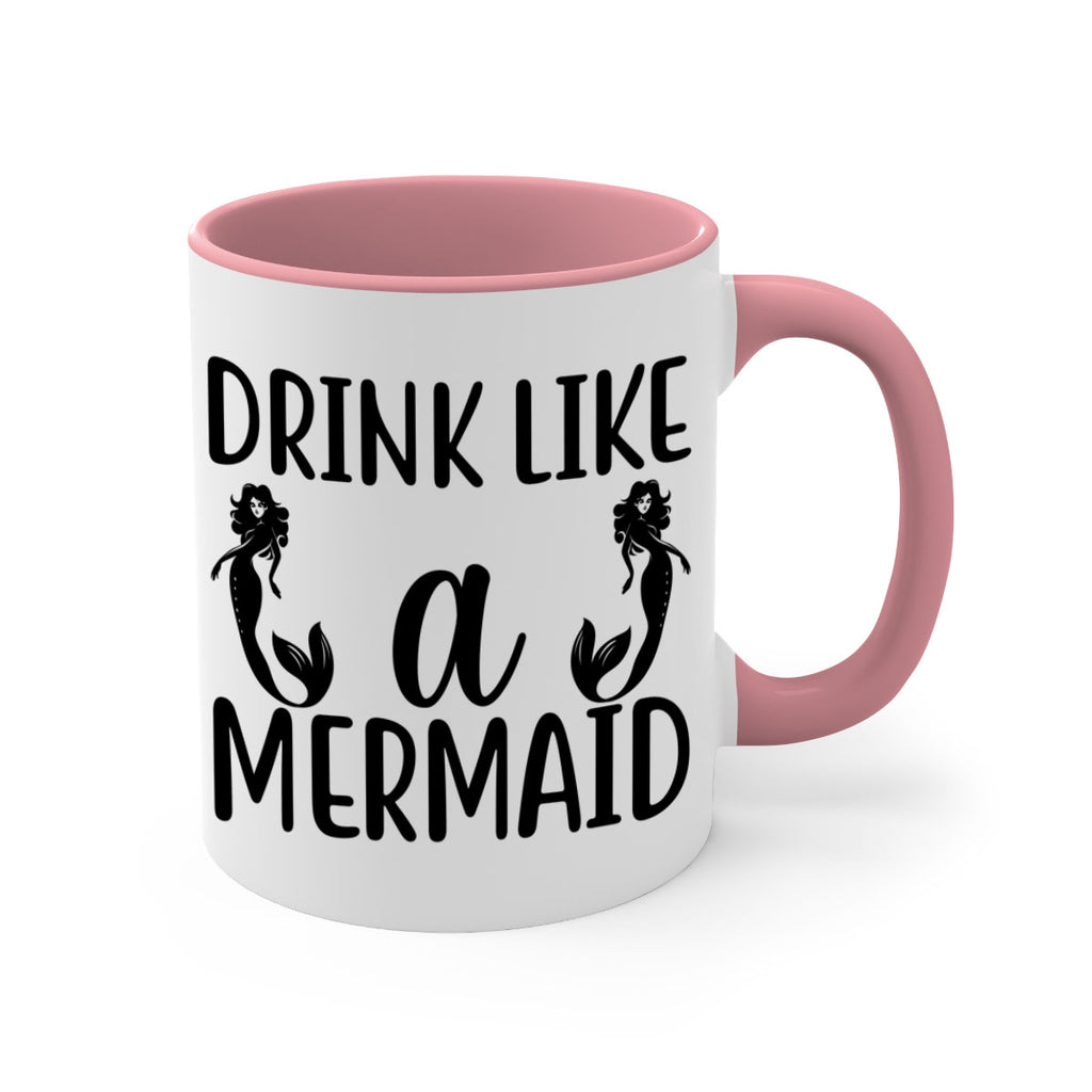 Drink like a mermaid 148#- mermaid-Mug / Coffee Cup