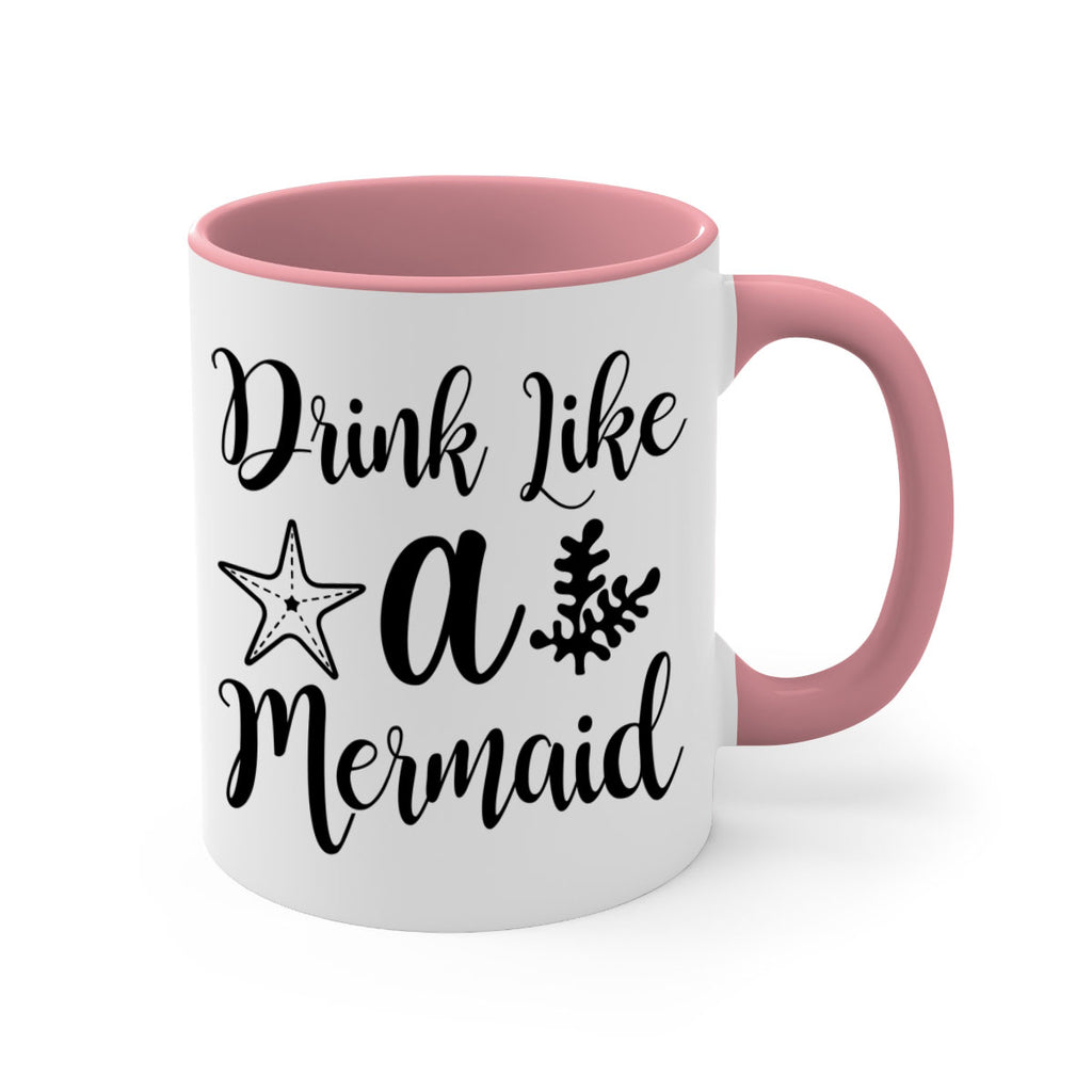 Drink like a mermaid 149#- mermaid-Mug / Coffee Cup