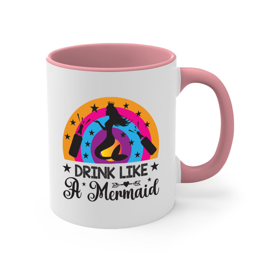 Drink like a mermaid 150#- mermaid-Mug / Coffee Cup