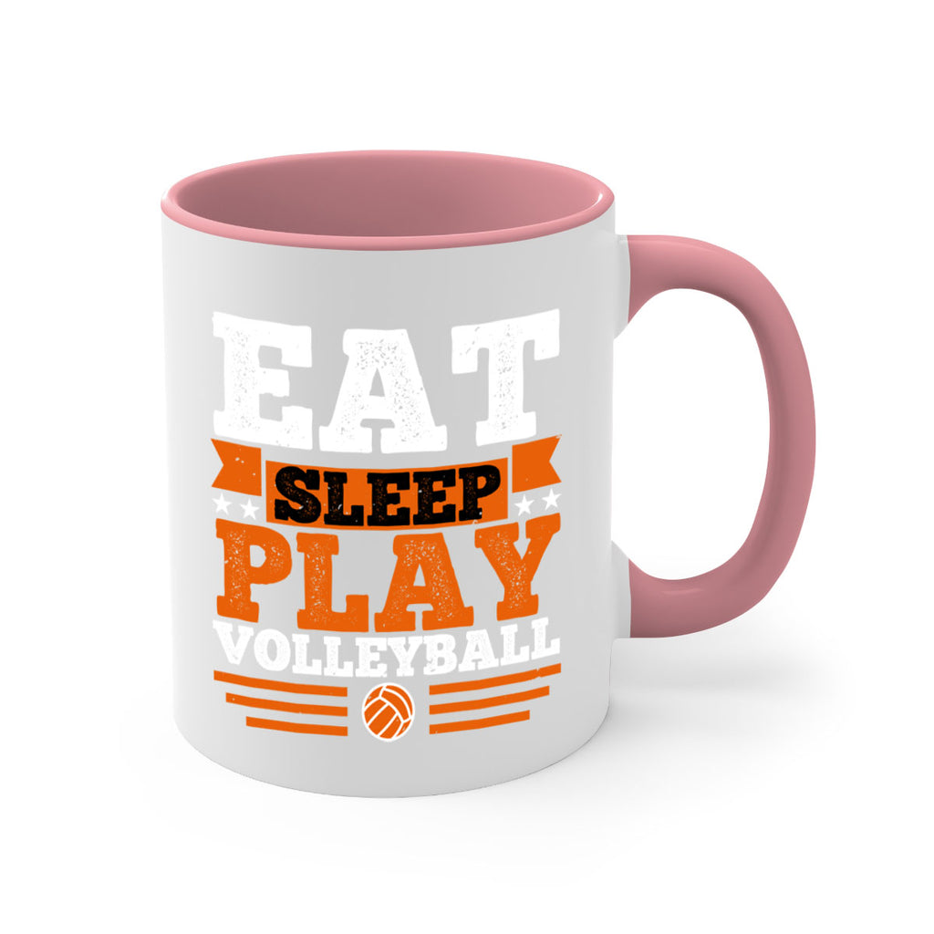Eat sleep play volleyball 2340#- basketball-Mug / Coffee Cup