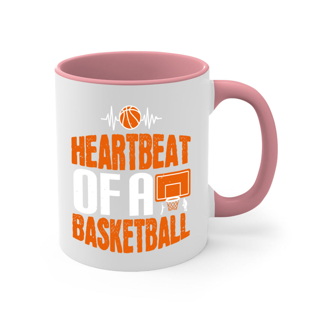 Heartbeat of a basketball 2299#- basketball-Mug / Coffee Cup