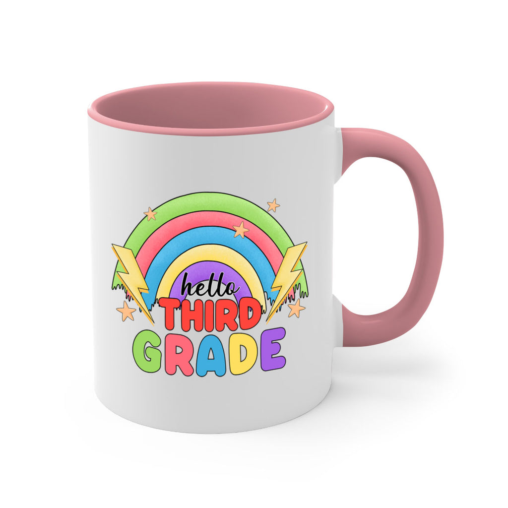Hello 3rd Grade Rainbow 12#- Third Grade-Mug / Coffee Cup