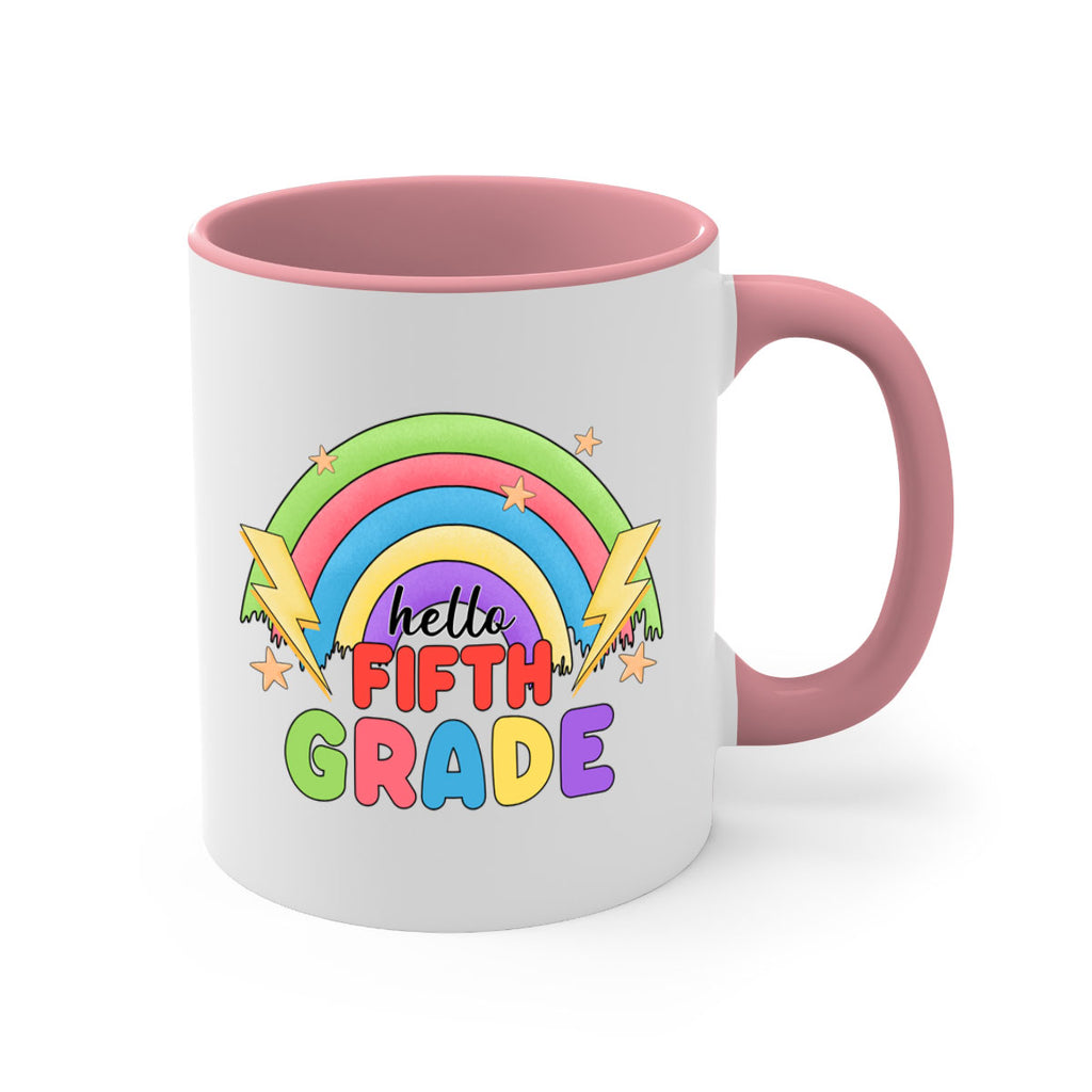 Hello 5th Grade Rainbow 14#- 5th grade-Mug / Coffee Cup