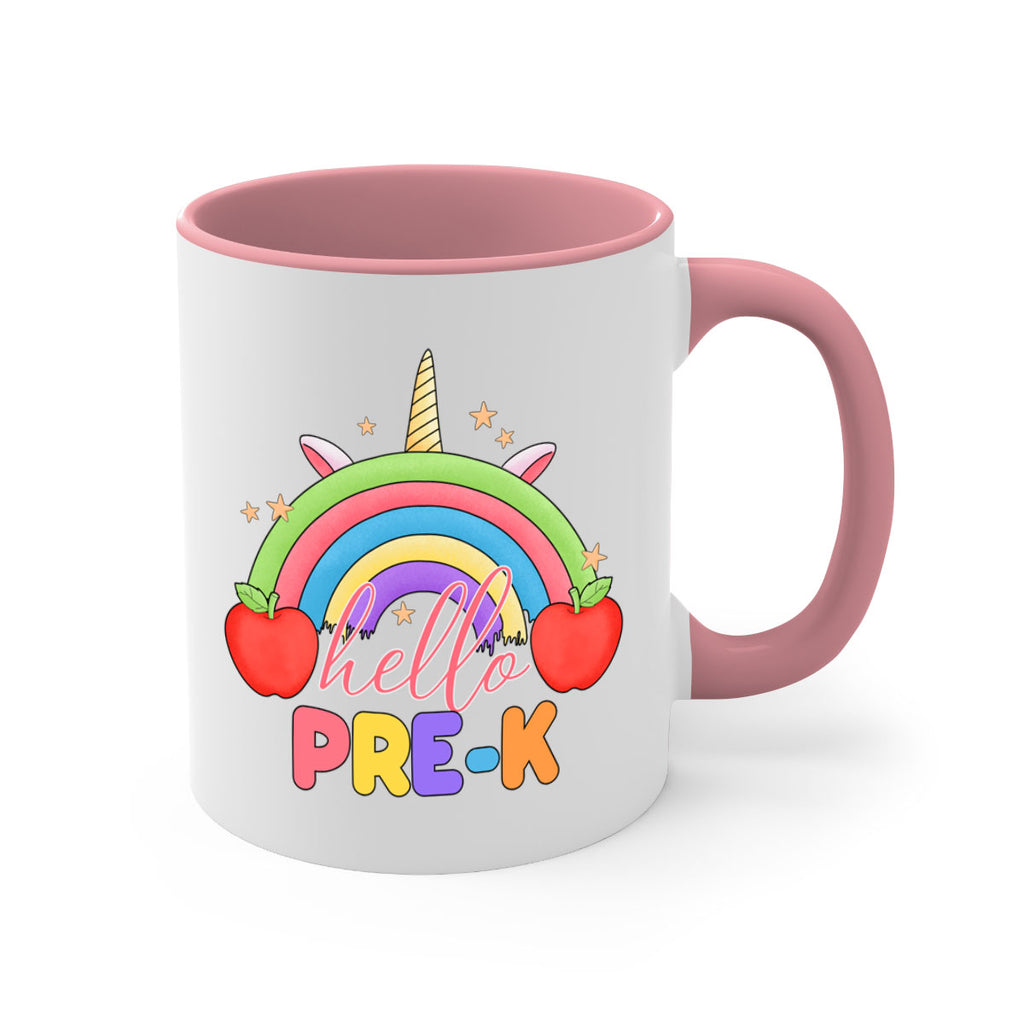 Hello PreK Unicorn Rainbow 7#- preK-Mug / Coffee Cup