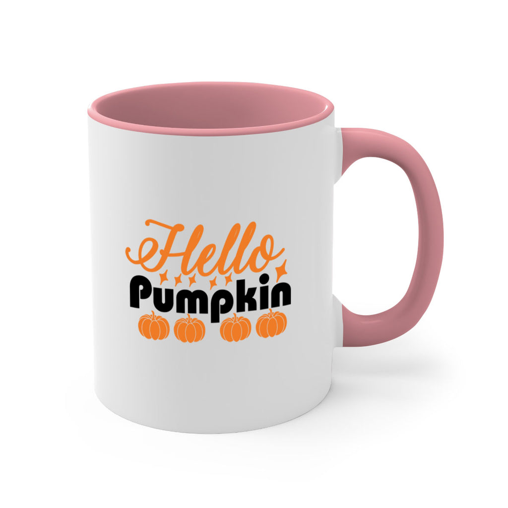 Hello Pumpkin 292#- fall-Mug / Coffee Cup
