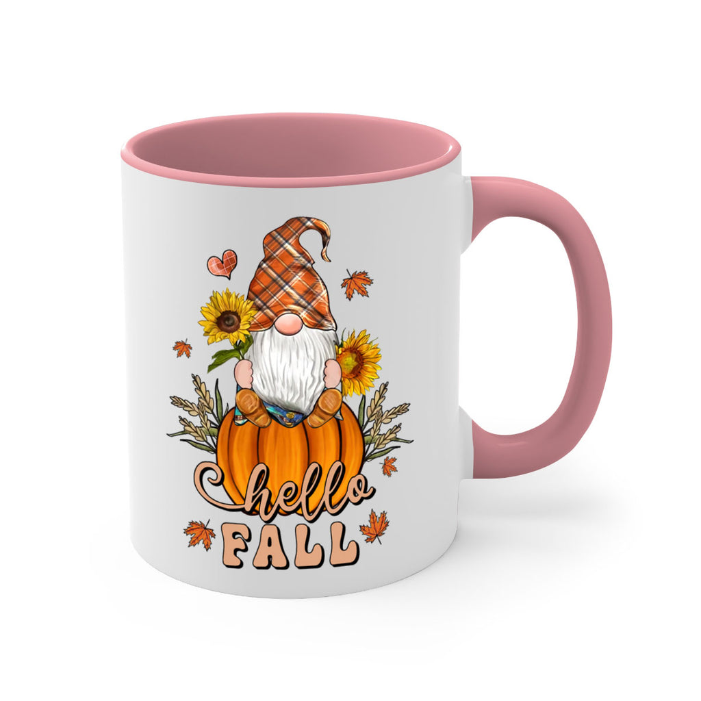 HelloFallAutumnGnome 298#- fall-Mug / Coffee Cup