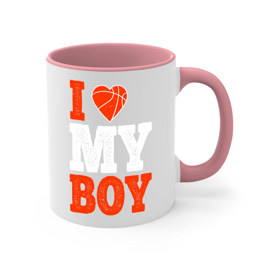 I love my boy 2254#- basketball-Mug / Coffee Cup