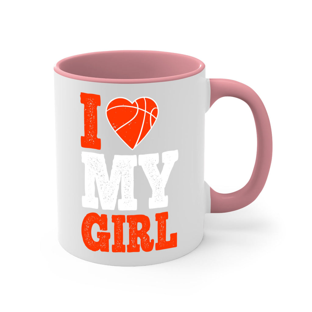 I love my girl 2244#- basketball-Mug / Coffee Cup