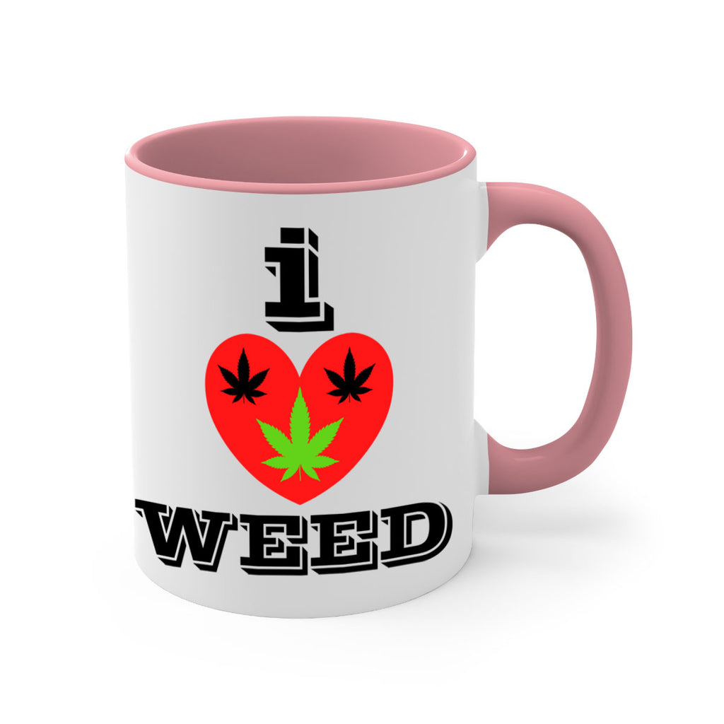 I love weed 128#- marijuana-Mug / Coffee Cup