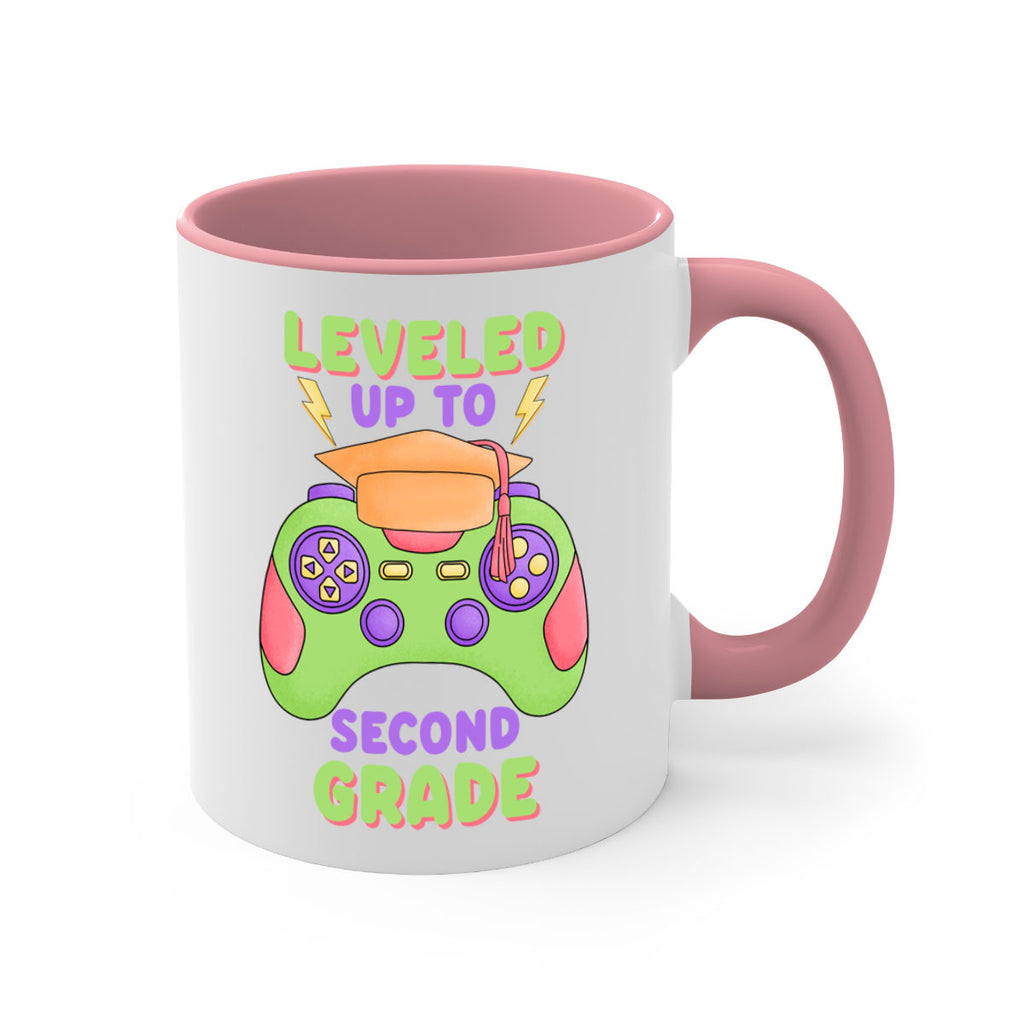 Leveled up to 2nd Grade 15#- second grade-Mug / Coffee Cup