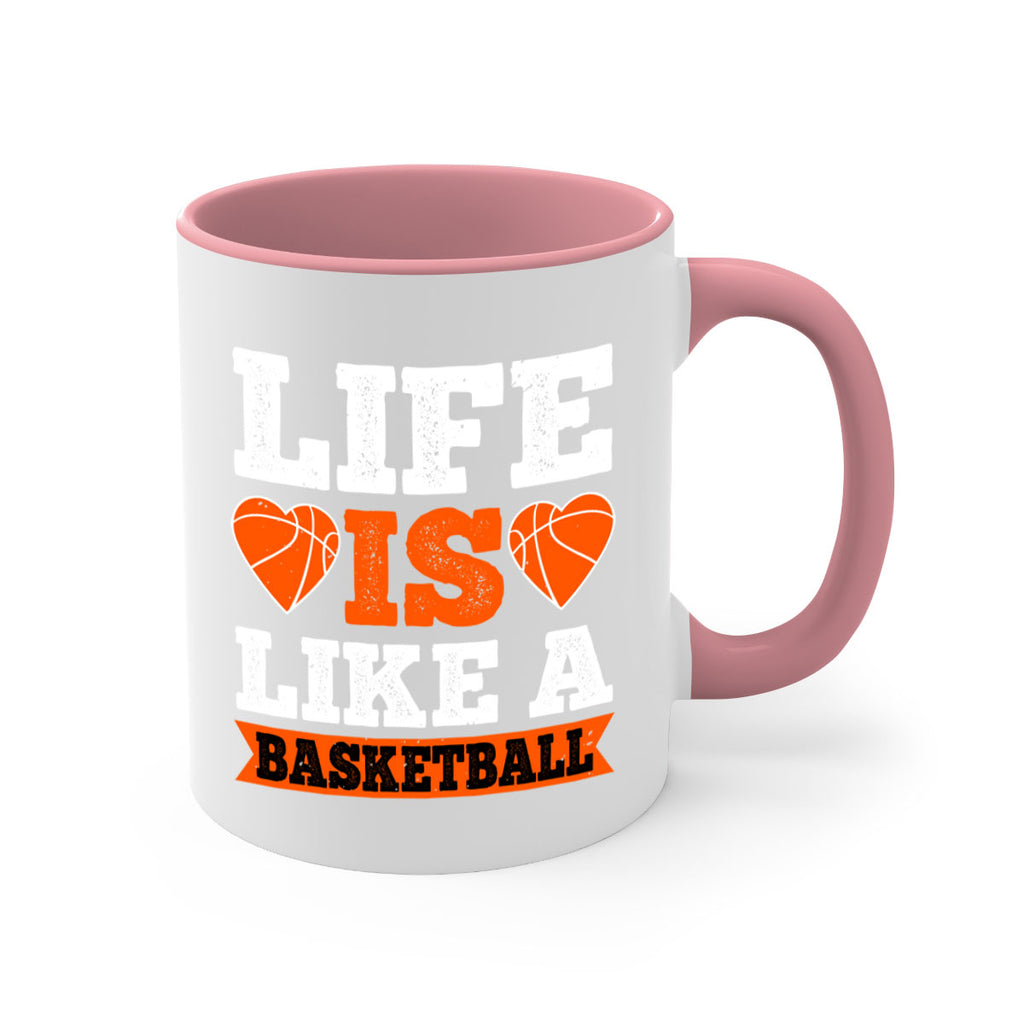 Life is like a basketball 897#- basketball-Mug / Coffee Cup