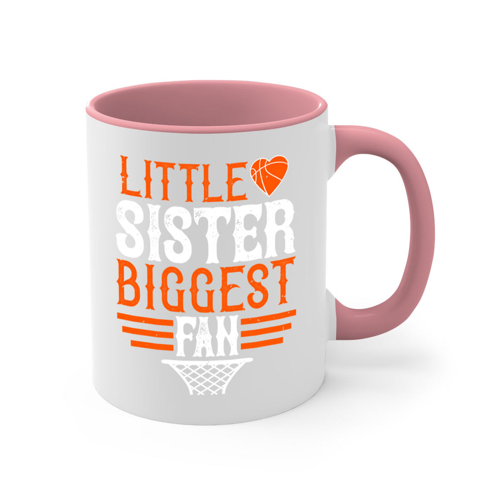 Little sister biggest fan 837#- basketball-Mug / Coffee Cup