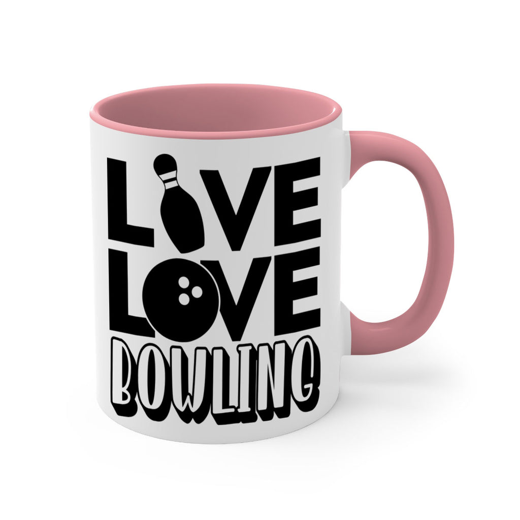 Live Love Bowling 833#- bowling-Mug / Coffee Cup