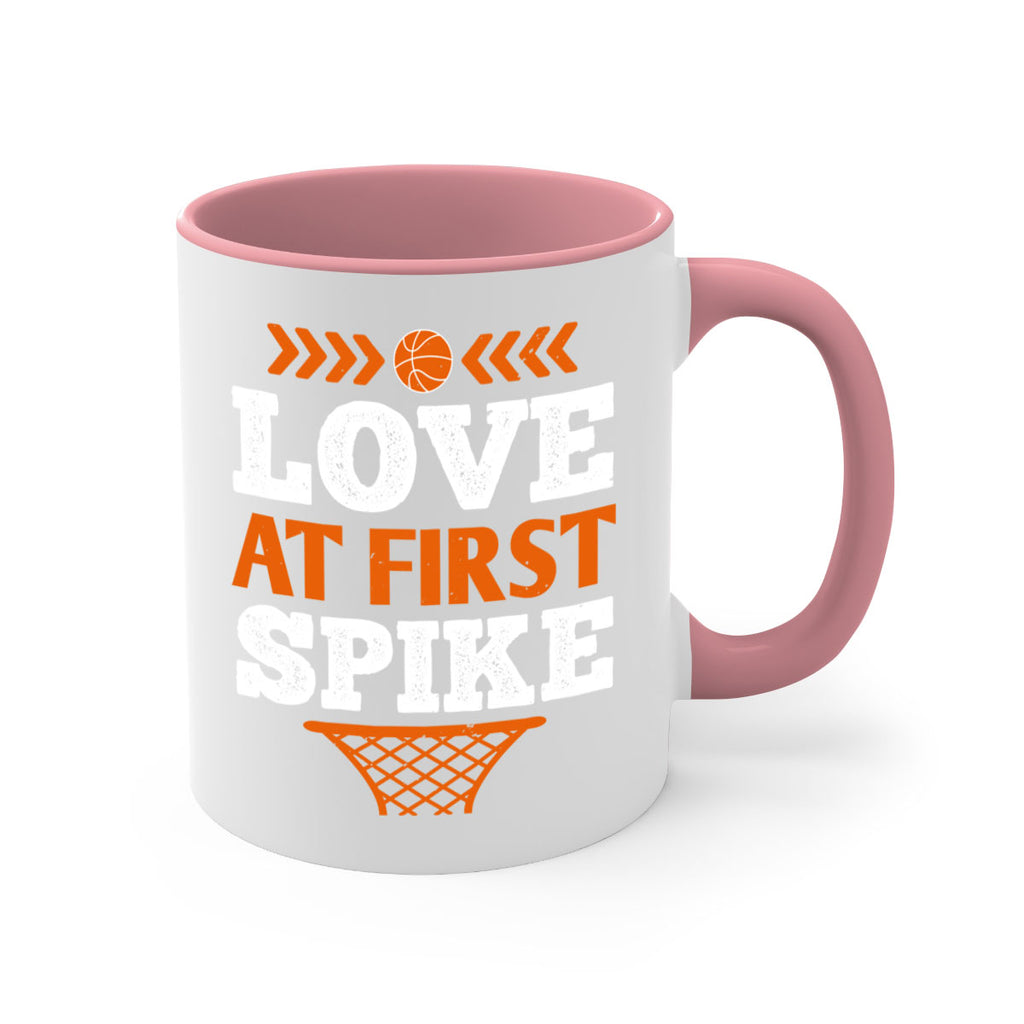 Love at first spike 736#- basketball-Mug / Coffee Cup