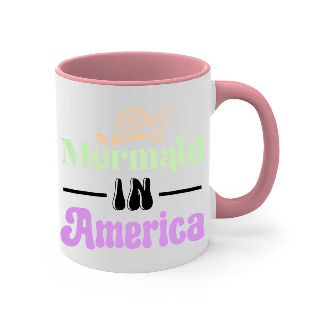 Mermaid In America 420#- mermaid-Mug / Coffee Cup
