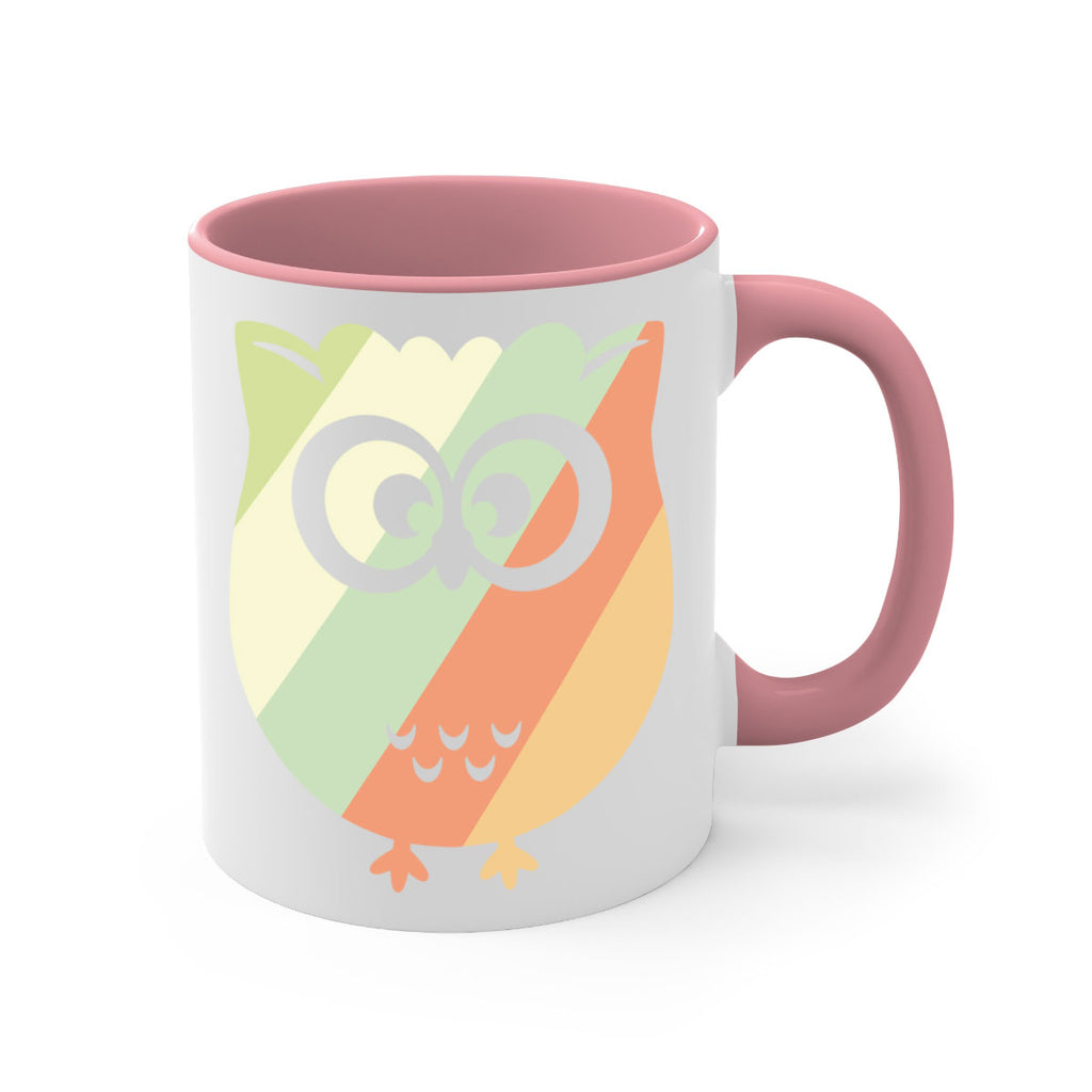 Owl Retro Style Vintage A TurtleRabbit 15#- owl-Mug / Coffee Cup