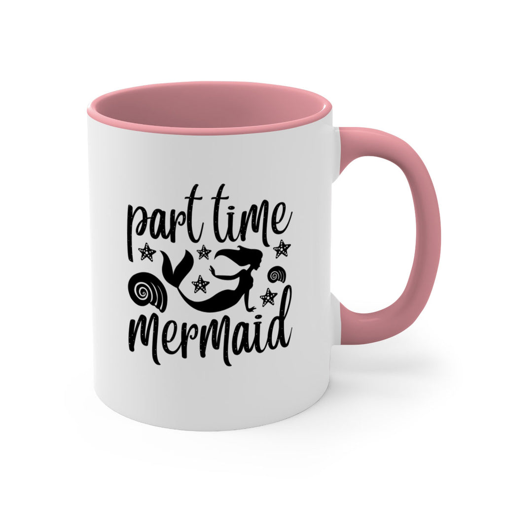 Part time mermaid design 536#- mermaid-Mug / Coffee Cup