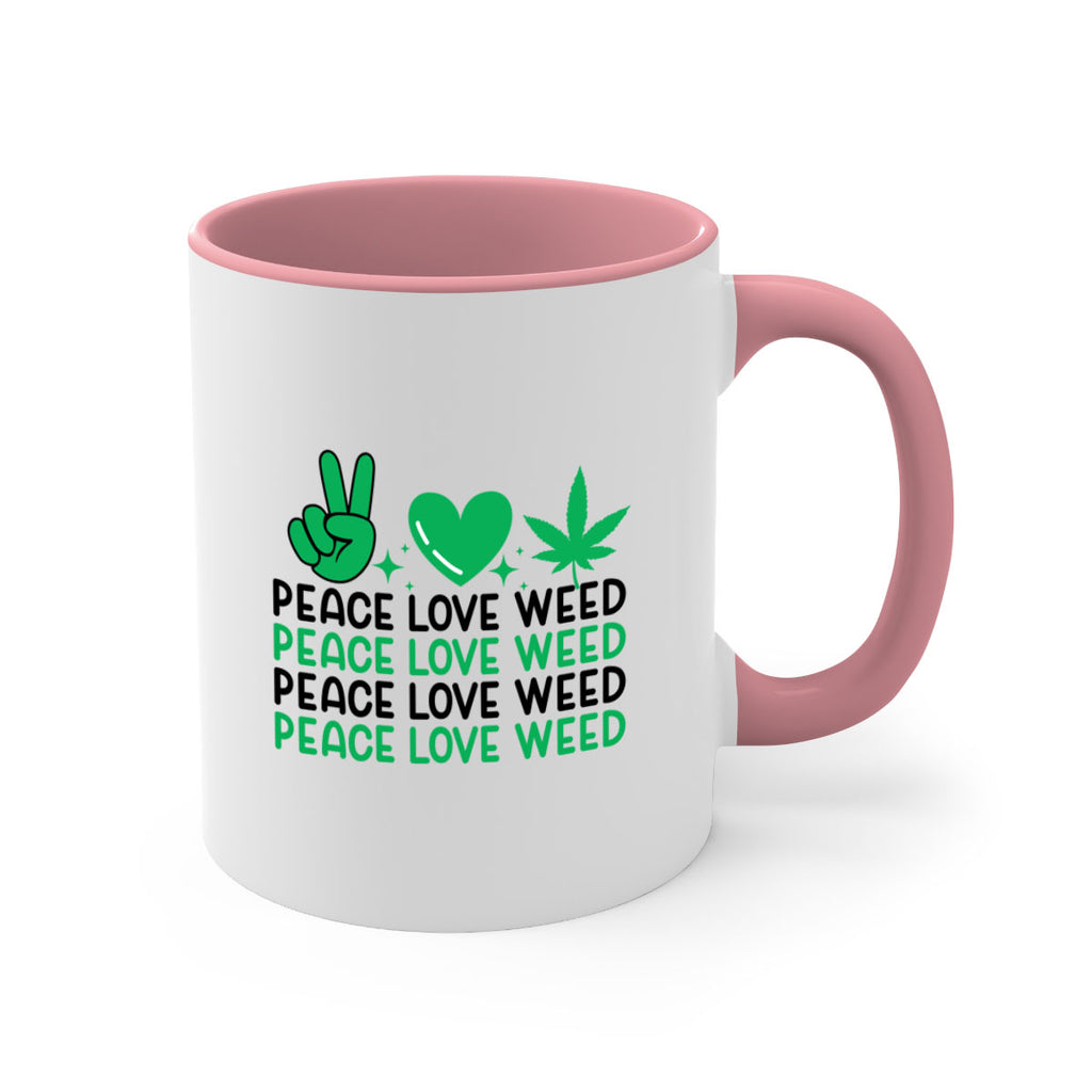 Peace Love Weed 219#- marijuana-Mug / Coffee Cup